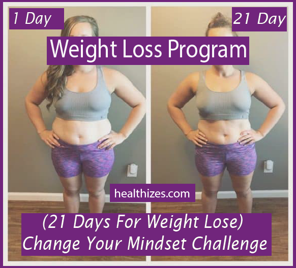 21 Days For Weight Lose: Change Your Mindset Challenge