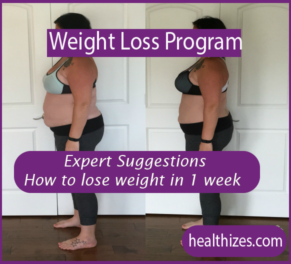 Expert Suggestions: How to lose weight in 1 week